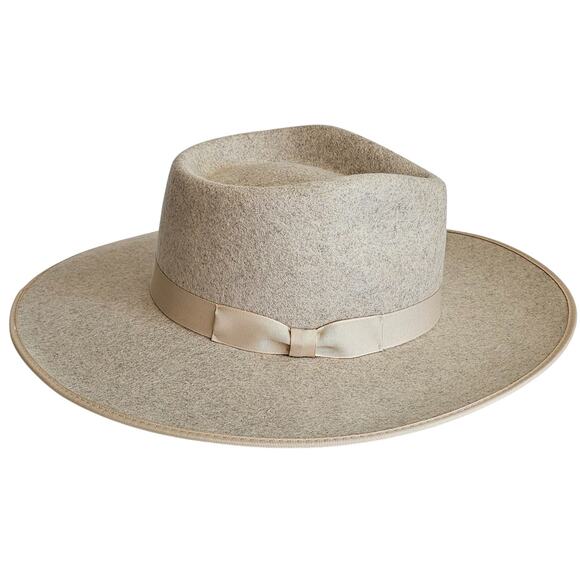 Lack of Color Carlo Speckled Grey Rancher hat (Ivory) main image 6